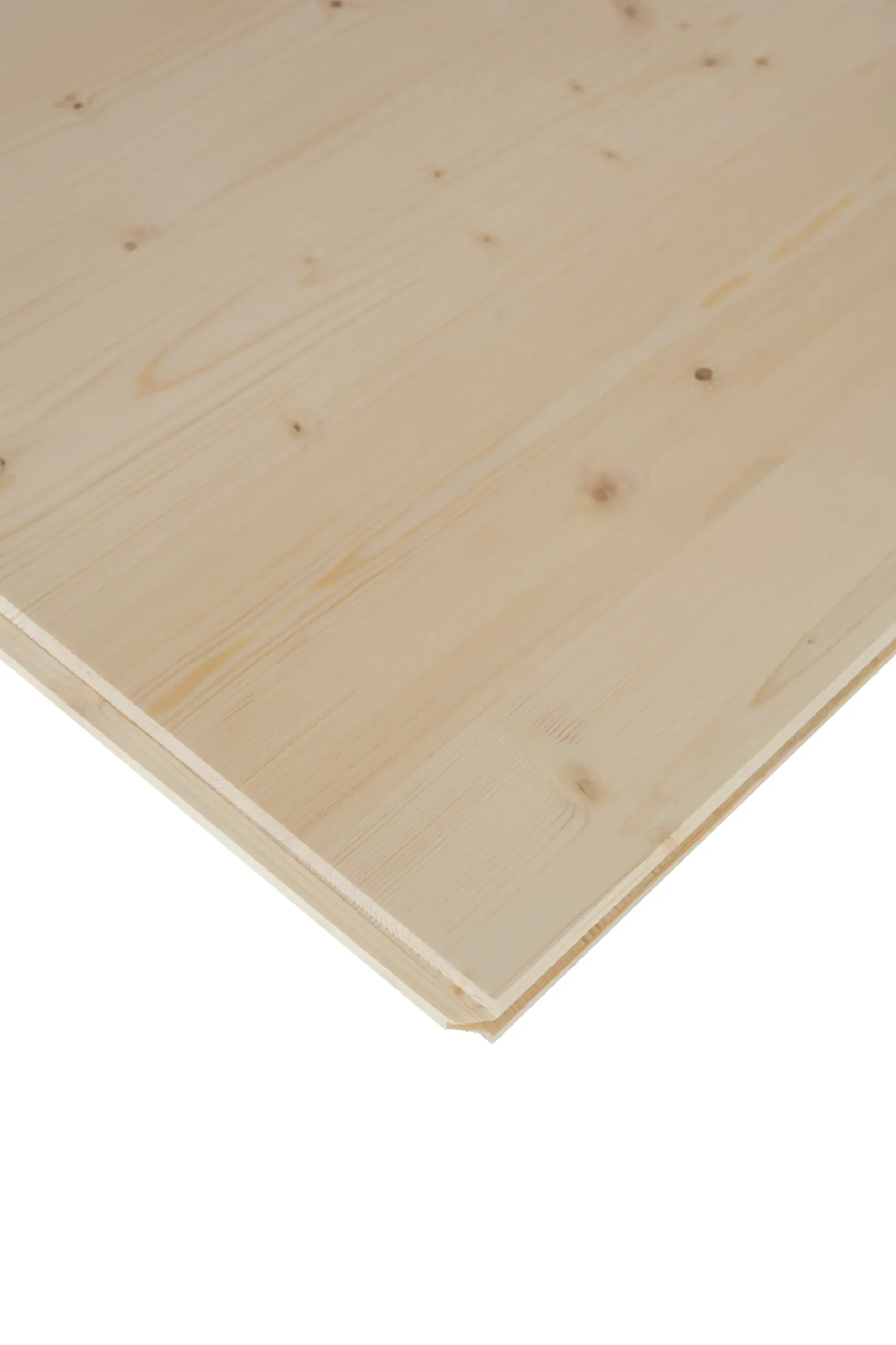 3 Schichtplatte Fichte 250 x 62,5 cm 19 mm Nut + Feder