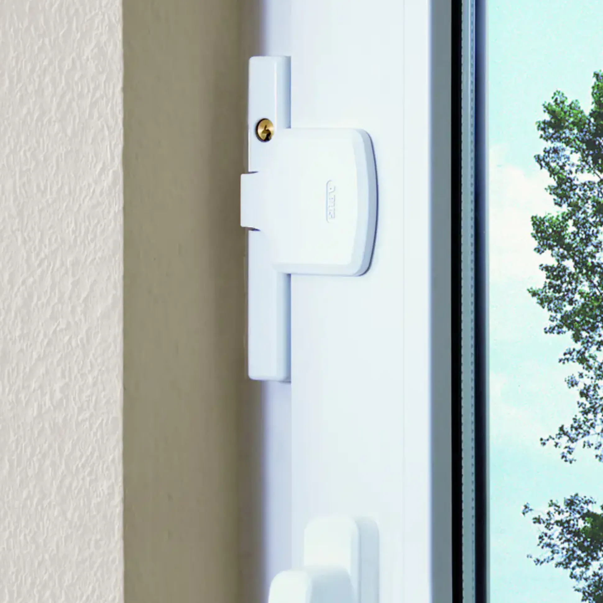 Abus Fensterzusatzschloss FTS206 weiß