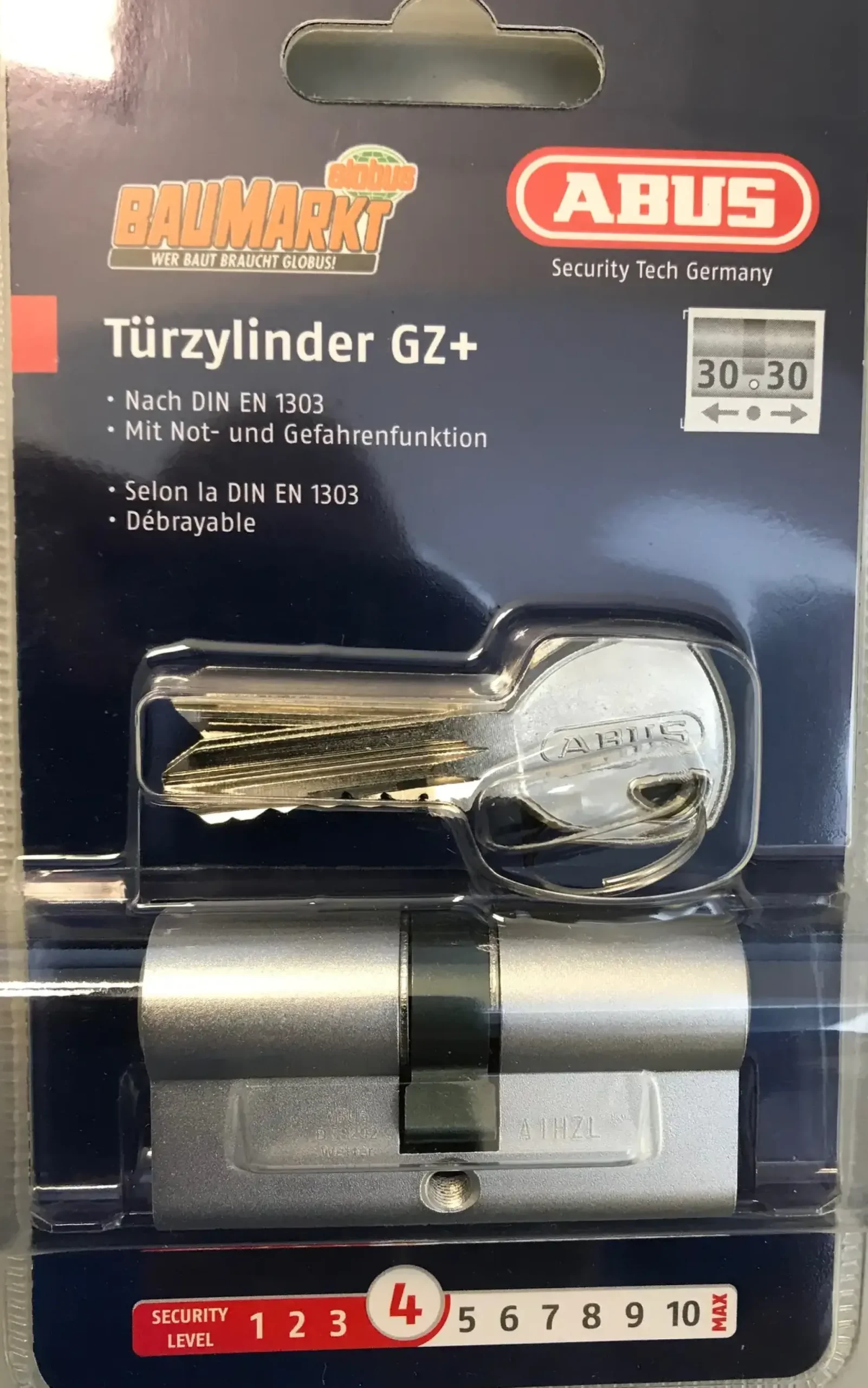 Abus Profilzylinder GZ+ 30/30 mm