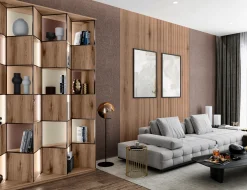 Akustikpaneele Holz Natural Canella Oak 260 x 60 x 1,7 cm