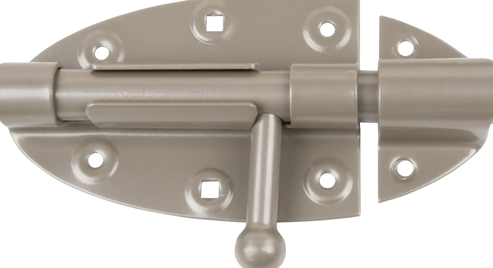 Alberts Duravis Bolzenriegel perlbeige, 112 x 72 Ø 16 mm