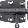 Alberts Duravis Bolzenriegel Ø16 schwarz diamant, 112 x 72 Ø 16 mm