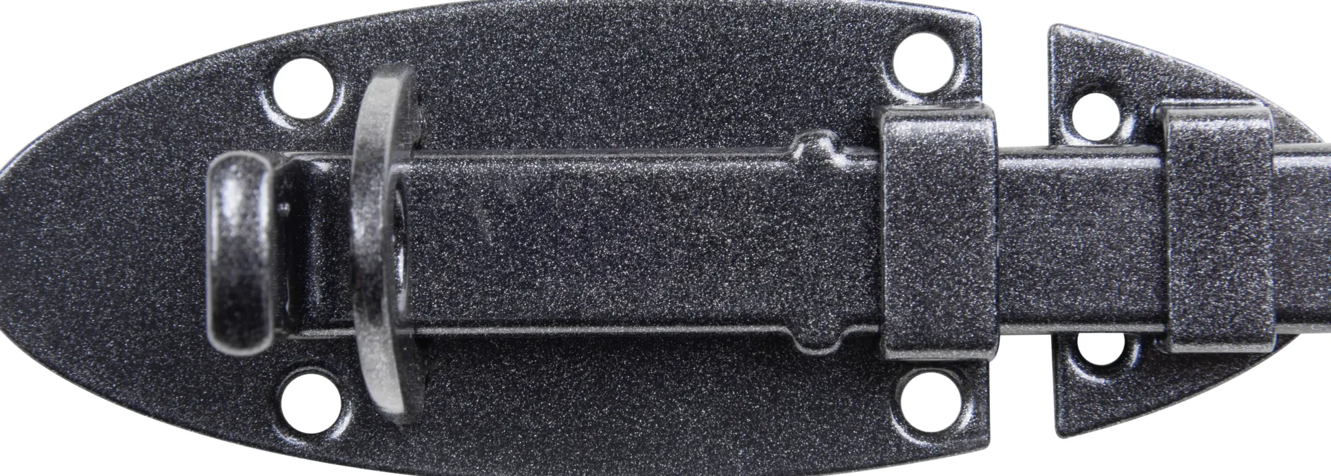 Alberts Duravis Schlossriegel schwarz diamant, 90 x 44 mm