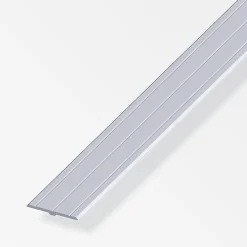 alfer Abdeck-Profil, zweiseitig 1 m, 29.5 mm Aluminium roh blank