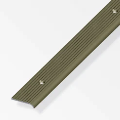 alfer Abschlussprofil 1 m, 25 x 6 mm Aluminium eloxiert bronze