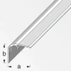alfer Abschluss-Profil 1 m, 32 x 27 mm Aluminium eloxiert messing