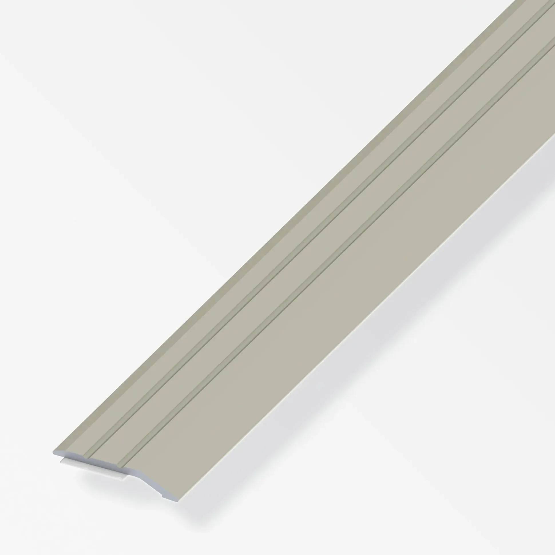 alfer Abschlussprofil 1 m, 30 x 5 mm Aluminium eloxiert titan