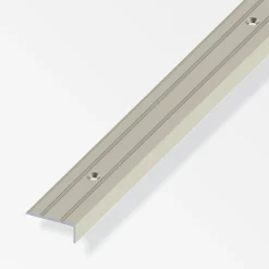 alfer Abschlussprofil 1 m, 25 x 10 mm Aluminium eloxiert titan
