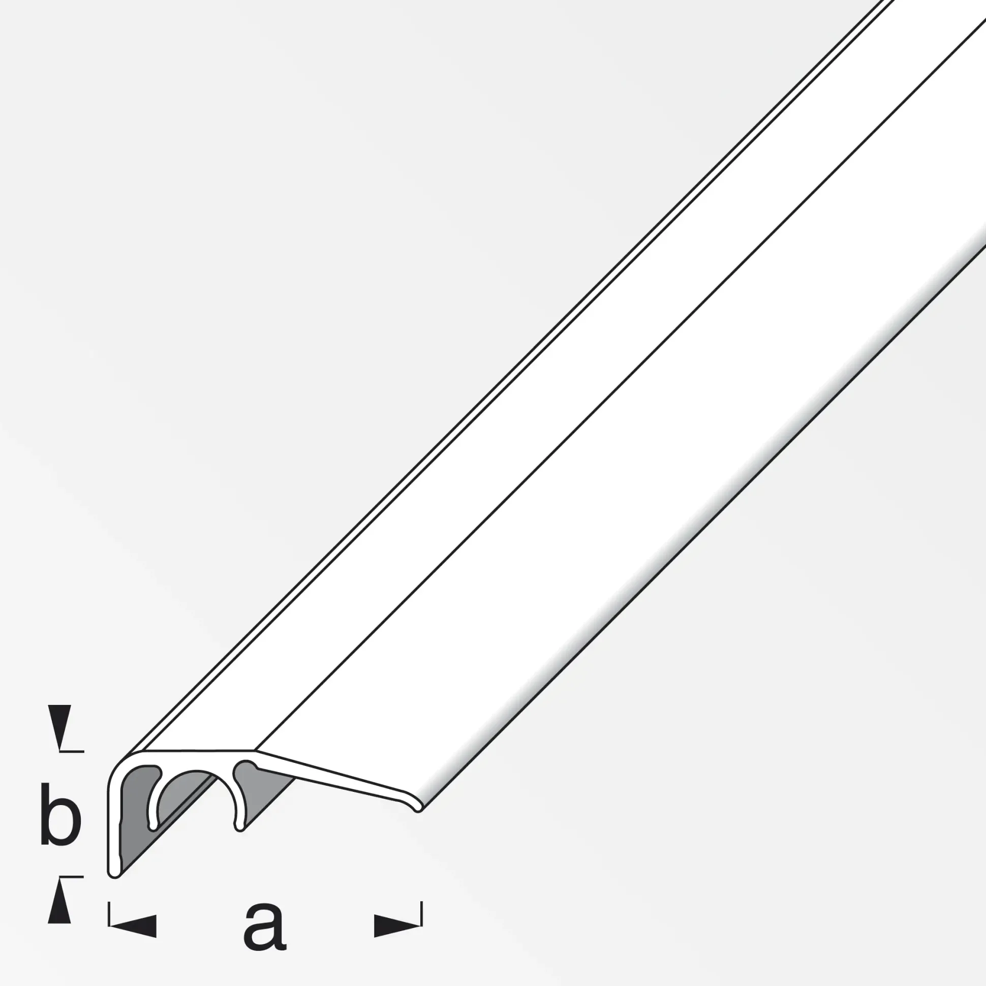 Alfer Abschluss-Profil 3,2x1,25x100cm ahorn