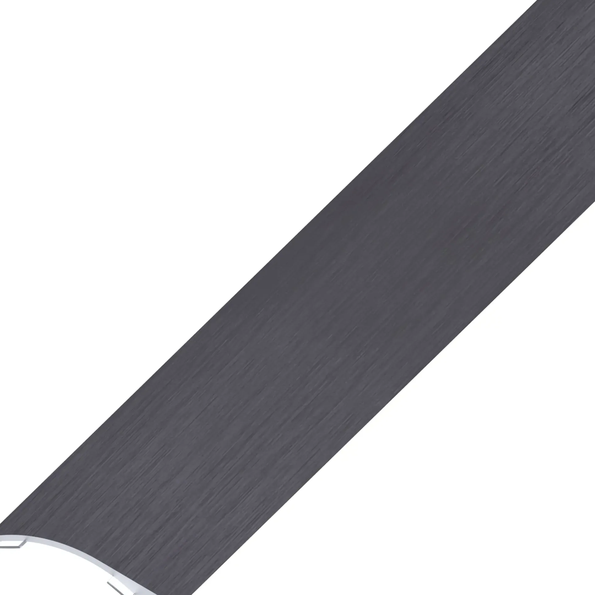 alfer Ausgleichsprofil 1 m, 38.5 x 7.5 mm Alu eloxiert gebürstet dunkelgrau