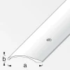alfer Ausgleichsprofil 1 m, 38.5 x 7.5 mm Aluminium eloxiert bronze