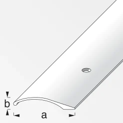 alfer Ausgleichsprofil 1 m, 38.5 x 7.5 mm Aluminium eloxiert silber