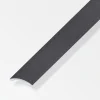 alfer Übergangsprofil 1 m, 30 x 5 mm Alu eloxiert gebürstet dunkelgrau