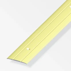 alfer Übergangsprofil 1 m, 37 x 2.5 mm Aluminium eloxiert messing