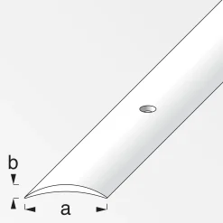 alfer Übergangsprofil 1 m, 50 x 5 mm Aluminium eloxiert messing
