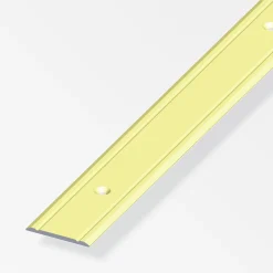alfer Übergangsprofil 2 m, 30 x 2 mm Aluminium eloxiert messing