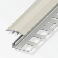 alfer Übergangs-Profil 2 m, 25 x 7 mm Aluminium eloxiert titan