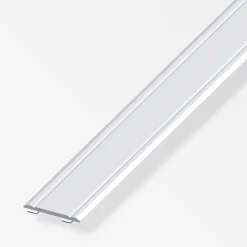 alfer Übergangsprofil 1 m, 30 x 2 mm Aluminium eloxiert silber