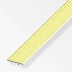 alfer Übergangsprofil 2 m, 30 x 2 mm Aluminium eloxiert messing