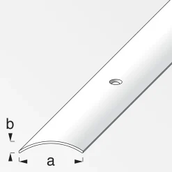 alfer Übergangsprofil 2 m, 30 x 4 mm EdelStahl roh natur