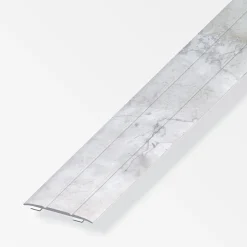 alfer Übergangsprofil 1 m, 37 x 2.5 mm Alu beschichtet sublimiert weiss
