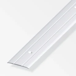 alfer Übergangsprofil 2 m, 37 x 2.5 mm Aluminium eloxiert silber