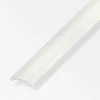 alfer Übergangsprofil 2 m, 30 x 5 mm Alu eloxiert gebürstet Edelstahl Optik