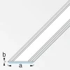alfer Übergangsprofil 1 m, 30 x 2 mm Aluminium eloxiert bronze