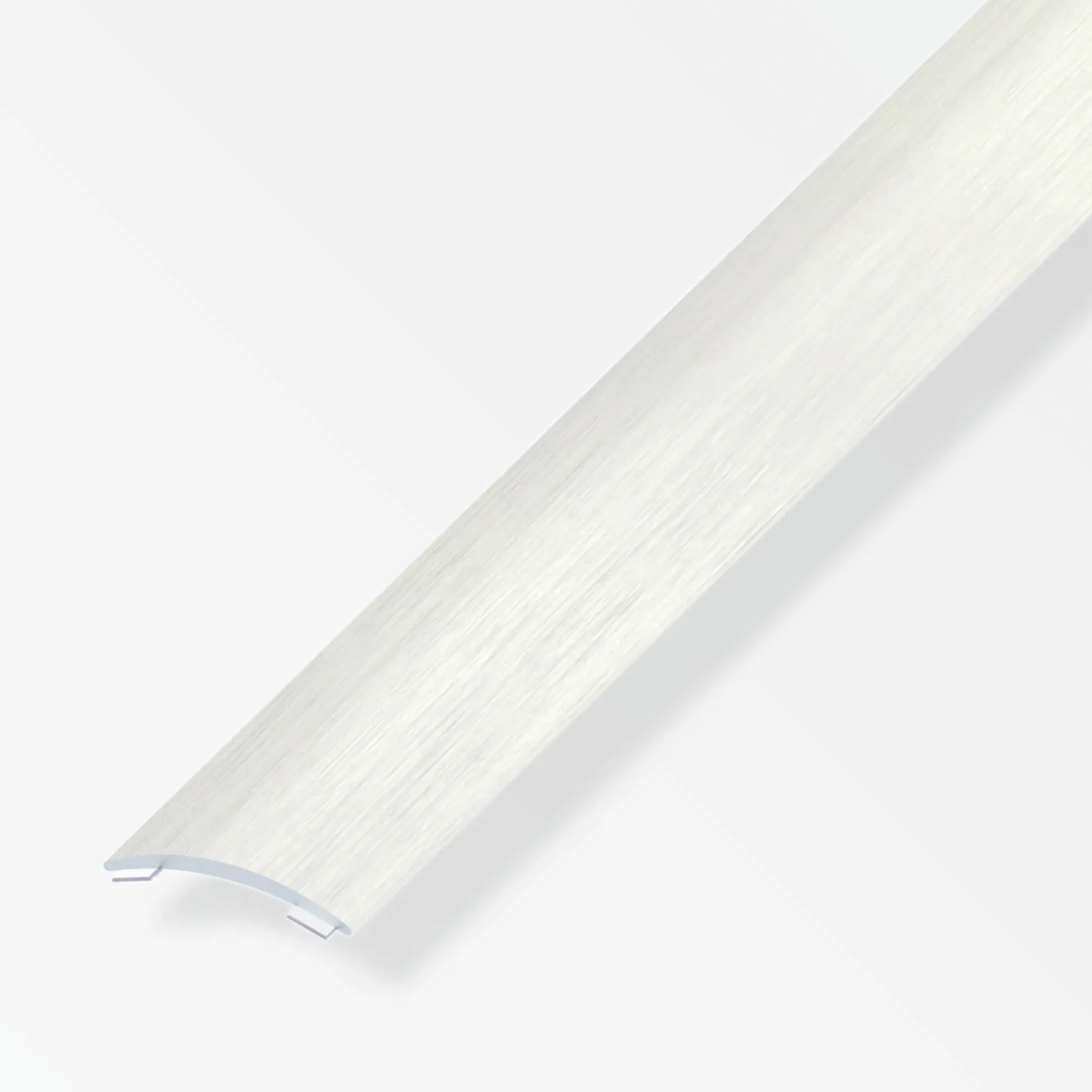 alfer Übergangsprofil 1 m, 20 x 2.5 mm Alu eloxiert Edelstahl Optik