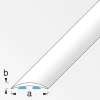 alfer Übergangsprofil 2 m, 30 x 5 mm Aluminium eloxiert gebürstet schwarz