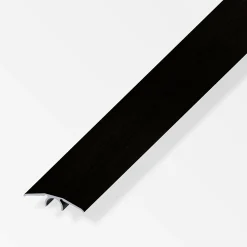 alfer Übergangs-Profil 2 m, 33 mm Aluminium eloxiert gebürstet schwarz