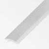 alfer Übergangsprofil 2 m, 30 x 5 mm Aluminium eloxiert gebürstet grau