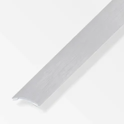 alfer Übergangsprofil 2 m, 30 x 5 mm Aluminium eloxiert gebürstet grau