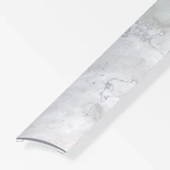 alfer Übergangsprofil 1 m, 40 x 5 mm Alu beschichtet sublimiert weiss