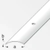 alfer Übergangsprofil 2 m, 30 x 3 mm Messing, roh messing