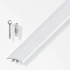 alfer Übergangs-Profil und Dübel-System 0.9 m, 33 mm, Alu, eloxiert, silber