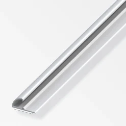 alfer Einfassprofil 1 m, 26 x 13 mm Aluminium eloxiert silber