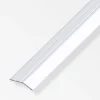 alfer Flachabschlussprofil 1 m, 30 x 5 mm Aluminium eloxiert silber
