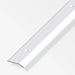 alfer Flachabschlussprofil 2 m, 30 x 5 mm Aluminium eloxiert silber