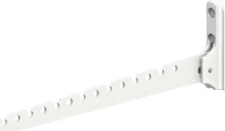 alfer Kleiderlüfter 330 mm 330 mm Aluminium beschichtet weiss