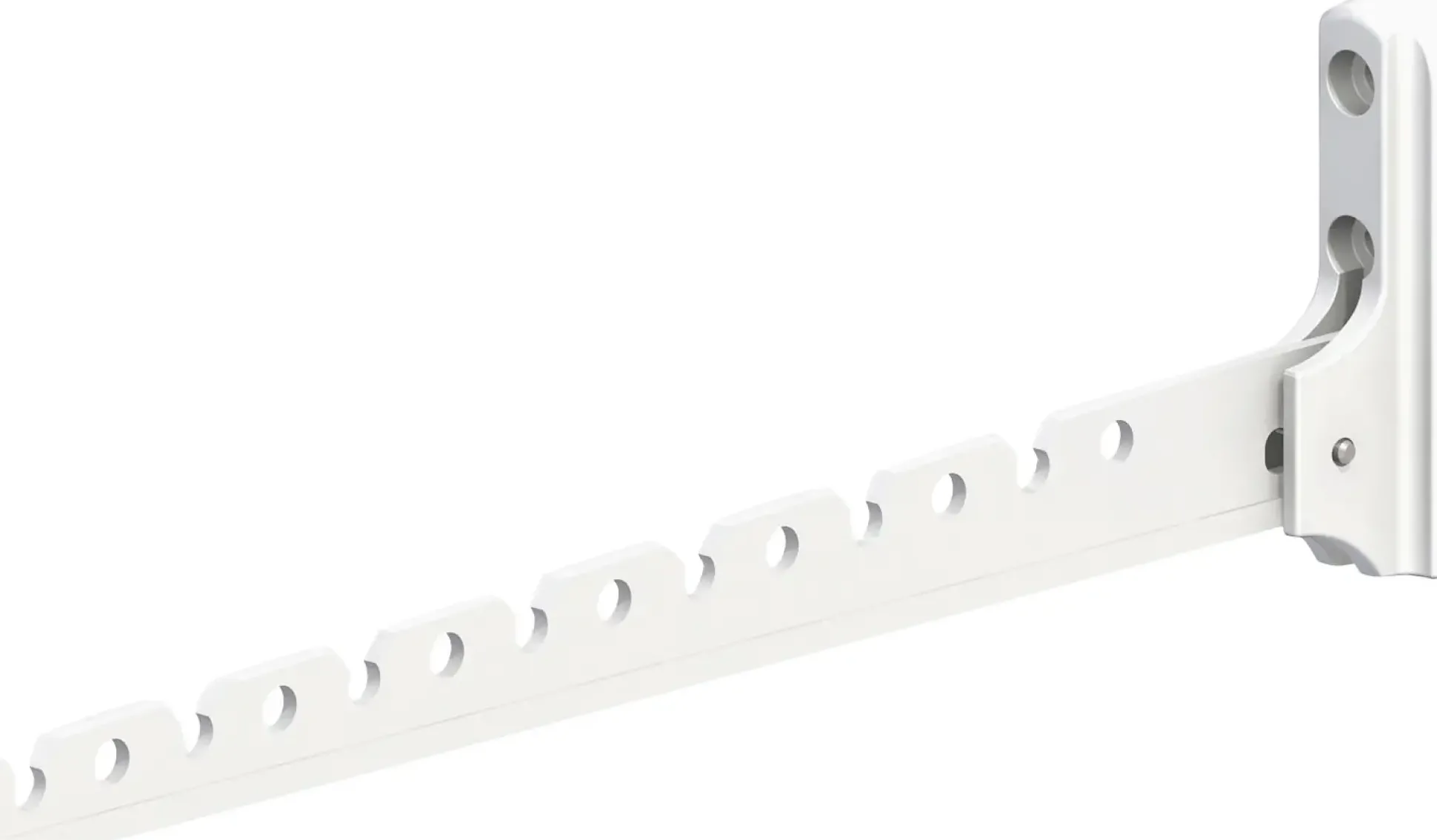 alfer Kleiderlüfter 330 mm 330 mm Aluminium beschichtet weiss