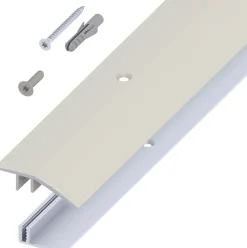 alfer Niveauausgleichs- Träger-Profil 1 m, 45 x 7 - 15 mm titan