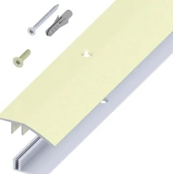 alfer Niveauausgleichs- Träger-Profil 2 m, 45 x 7 - 15 mm champagner