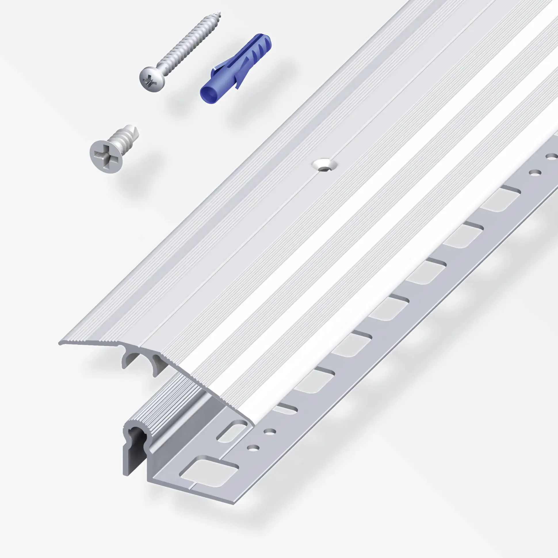 alfer Niveauausgleichs-Profil und Träger-Profil fix 0.9 m, 13 x 56 mm