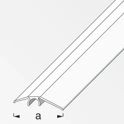 alfer Niveauausgleichs-Profil 1 m, 40 mm Alu beschichtet sublimiert buche