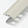 alfer Niveauausgleichs-Profil 1 m, 31 x 7 mm Aluminium eloxiert titan