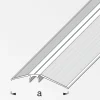 alfer Niveauausgleichs-Profil 1 m, 56 mm Aluminium eloxiert titan
