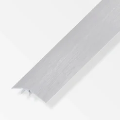 alfer Niveauausgleichs-Profil 1 m, 40 mm Aluminium eloxiert gebürstet grau
