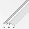 alfer Niveauausgleichs-Profil 1 m, 40 mm Aluminium eloxiert bronze