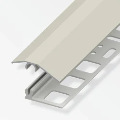 alfer Niveauausgleichs-Profil 2 m, 31 x 7 mm Aluminium eloxiert titan